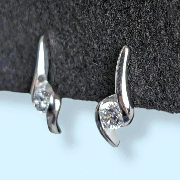 Vintage 925 & CZ Demi Parure - Picture 6 of 11